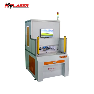 Dual-Station Rotary Table Laser Marking Machine